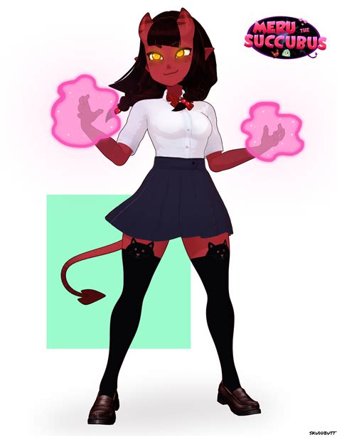 Meru the Succubus by SkuddButt on Newgrounds.